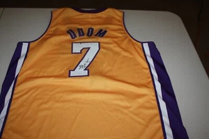 LOS ANGELES LAKERS LAMAR ODOM #7 SIGNED AUTOGRAPHED CUSTOM JERSEY JSA WITNESS - Picture 1 of 3