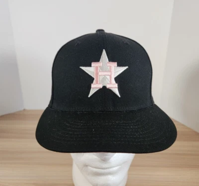 Gorra ajustada New Era 59Fifty Houston Astros negra rosa 1986 All Star 7 1/4 Foto 1 de 4