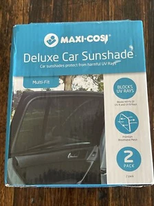 NEW Maxi Cosi Deluxe Multi Fit Car Sunshade 2 Pack. Baby Care RRP$40 - Picture 1 of 7