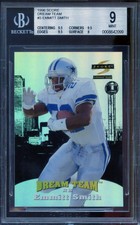 Emmitt Smith Card 1996 Score Dream Team #3 BGS 9 (9.5 9.5 9.5 8)