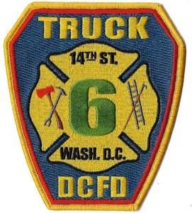 DCFD Truck 6 14th St. District of Columbia - NEU Feuerwehr Patch - Bild 1 von 1
