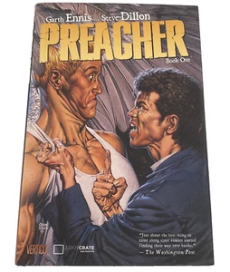 Preacher Book One Hard Cover Dust Jacket Lootcrate Exclusive graphic Novel - Picture 1 of 3