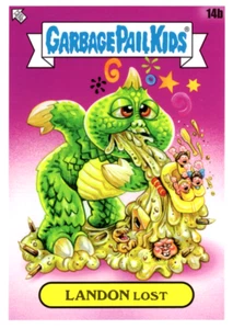 2023 GARBAGE PAIL ENFANTS GPK CHAOS INTERGOOLACTIQUE BASE LANDON LOST 14b comme neuf - Photo 1/1