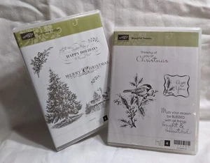 Estampillas de Navidad Stampin Up (usadas suavemente), juegos nuevos y retirados, ¡tú eliges! - Imagen 1 de 36