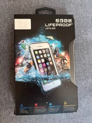 LifeProof FRE Waterproof Case  Edge White Gray for iPhone 6 - Image 1 of 4