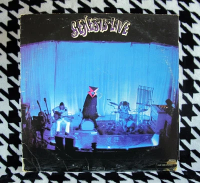Genesis LIVE 1974 Prog Rock LP Vinyl Record SD CAS-1666 Grade G+ - Image 1 of 4