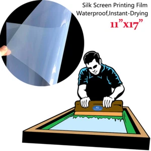 100 Sheets,11"x17",Waterproof Inkjet Screen Printing Transparency positive Film - Picture 1 of 12