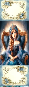 ANNA PRINZESSIN DISNEY CARTOON-VOGEL, KATZEN, BLUMEN, HUND, LESEZEICHEN-MIT QUASTE - Bild 1 von 1