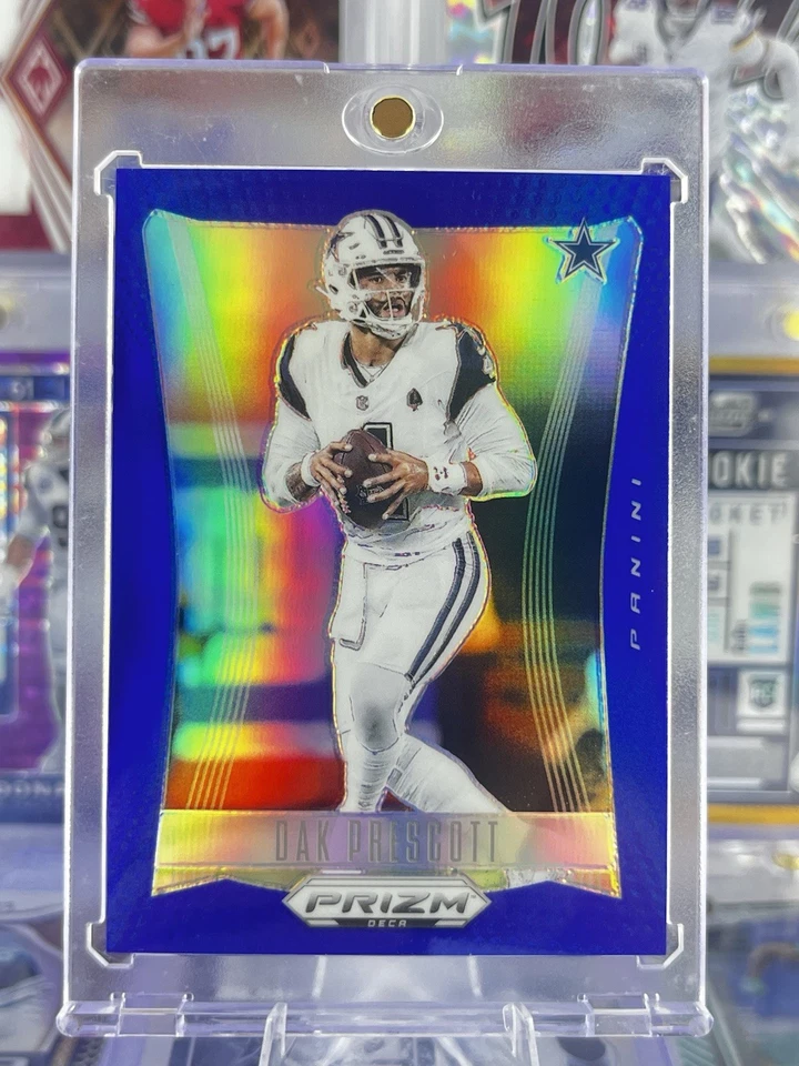 Panini Prizm Dak Prescott 2024 - combinación de color azul - SN - Dallas Cowboys Foto 1 de 3