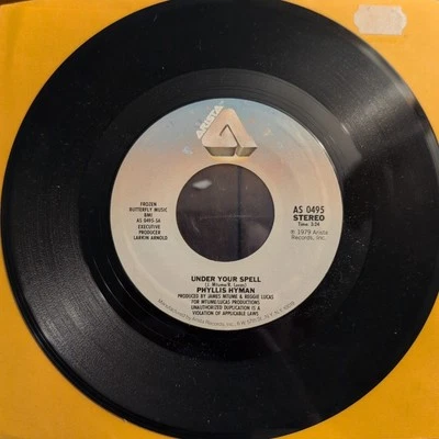 Soul 45 Phyllis Hyman - Under Your Spell / Complete Me On Arista Record - Image 1 of 2