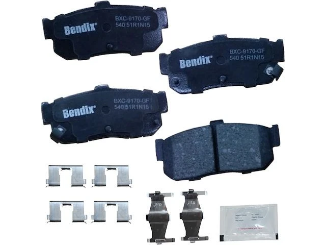 Комплект задних тормозных колодок для 1991, 1995-2001 Nissan Maxima 1996 1997 1998 1999 HY762MV - Изображение 1 из 1