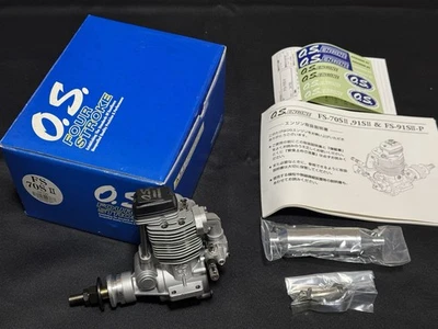 O.S. FS70S II Surpass with muffler Airplane 4 stroke Engine NIB  Made in Japan - Image 1 of 4