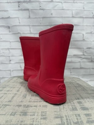 Authentic GUCCI Made In Italy Kids Rain Boots Rubber Snow EU 26 US 9.5 Toddler - Image 1 of 4