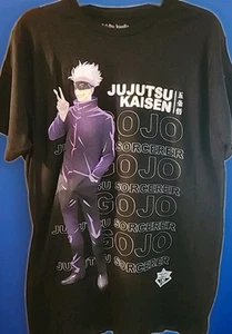 Saturo Gojo Anime Jujutsu Kaisen Pop Art T-Shirt, Unisex Tee, Anime Medium Neu - Bild 1 von 3