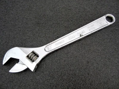 Blue-Point 10" Adjustable Wrench Satin Finish Made in USA Foto 1 de 4