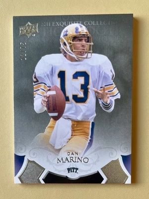 2011 UPPER DECK - EXQUISITE COLLECTION - PITT- DAN MARINO CARD # 12/75 - Image 1 of 4