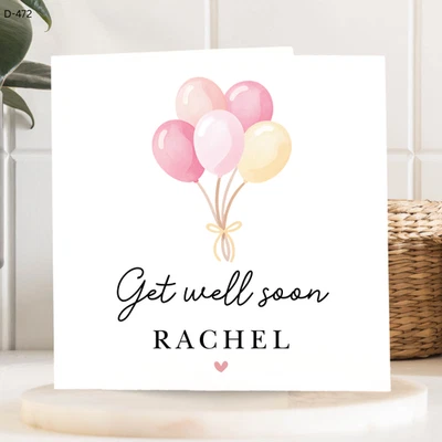 Get Well Soon Card For Friend, Surgery Get Well Soon, After Operation, Hospital - Image 1 of 2