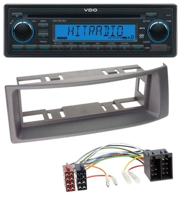 VDO AUX MP3 1DIN CD USB Autoradio für Renault Megane Scenic Classic Cabrio Grand - Bild 1 von 4