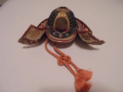 Vintage Japanese Samurai Armor Miniature Helmet  - Image 1 of 4
