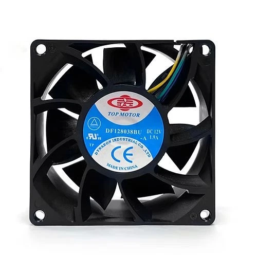 DYNATRON 80mm X 38mm DUAL BALL BEARING PWM FAN, 4PIN PWM, DF128038BU-PWMG - Image 1 of 2