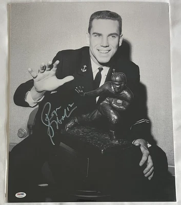 Roger Staubach Signed 16x20 Photo PSA COA Navy Midshipmen Dallas Cowboys - Image 1 of 3