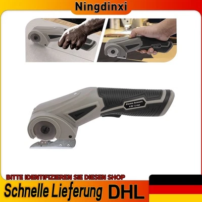 Cordless Electric Scissors Tailor Shears Fabric Leather Carpet N Cutter - Image 1 of 4