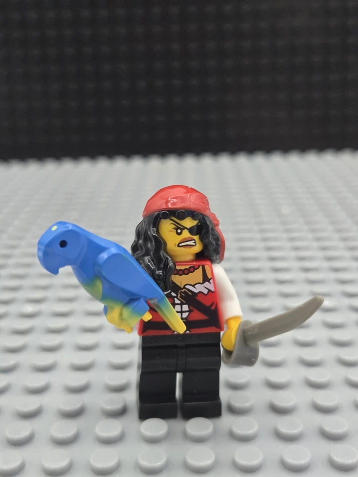 LEGO Pirate Princess Minifigure pi165 Pirates III 70411 W Parrot - Image 1 of 2