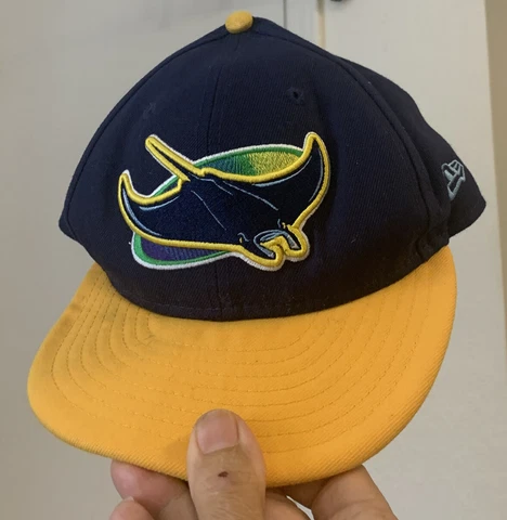 New Era Tampa Bay Rays Throwback Ball Cap Snap Back Osfa Cover