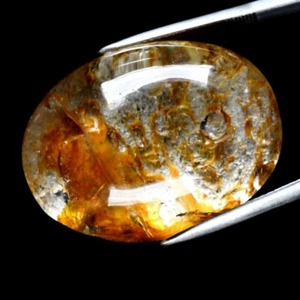 💎 Inclusiones de cuarzo blanco natural cabujón ovalado de 60,37 quilates - Impresionante, gema de Myanmar - Imagen 1 de 10