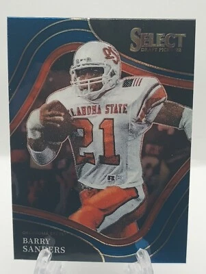 2022 Select Draft Picks #137 Field Level Barry Sanders Oklahoma State Lions - Image 1 of 2