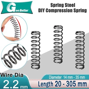 Compression Spring Steel 2.2mm Wire Dia Small Pressure Springs / Coil Spring - Picture 1 of 20