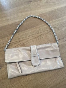ABRO Handtasche Clutch Taupe, Altrosé Leder - Bild 1 von 8