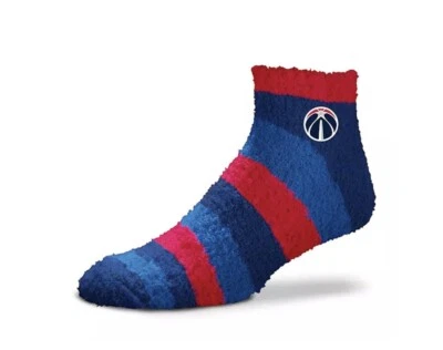 NUEVO CON ETIQUETAS Washington Wizards Para Pies Descalzos Hombre’s O Mujer’s Acogedores Calcetines Difusos $16 Foto 1 de 4