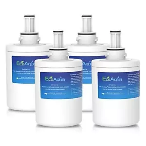 EcoAqua EFF-6011A Fridge Water Filter Compatible with Samsung DA29-00003G - 4 Pk - Picture 1 of 7