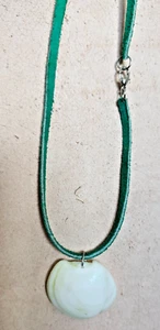 GREEN Leather n' Dania Beach SHELL ~ hand Made by a VET ~ USA - Picture 1 of 1