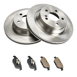 Fit For Mercedes-Benz E350 GLK350 GLK250 Rear Disc Brake Rotors Brake Pads - Picture 1 of 11