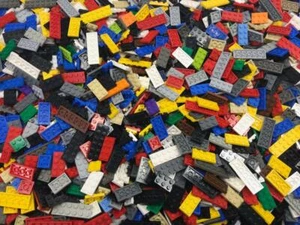 Lote de 50 Placas Lego Surtidas: 2x2 2x3 2x4 2x6: Piezas 2x-ancho solamente: planos a granel - Imagen 1 de 2