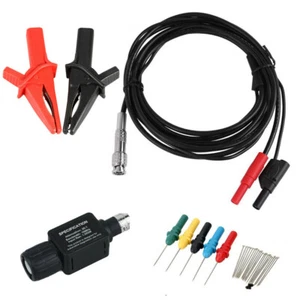 BNC to Dual Banana Head Test Leads Adapter + Back Probe+Attenuator +Gator Clips - Picture 1 of 5
