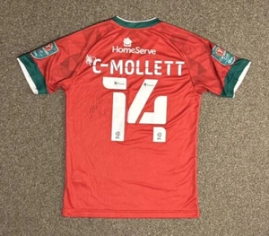 Callum Cockerill-Mollett Match Issue & Signed Walsall FC 2020/21 Home Shirt, VGC - Picture 1 of 8