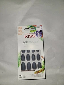 KISS GEL FANTASY NAILS EDIZIONE LIMITATA HALLOWEEN - 78959 HKGN14 - GRIGIO OPACO - Foto 1 di 4