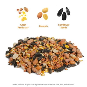 Peanut & Sunflower Wild Bird Feed and Seed, Dry, 1 Count per Pack, 20 lb. Bag - Picture 1 of 8