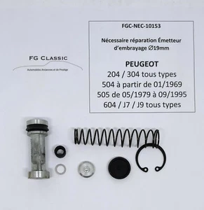 PEUGEOT 204 / 304 / 504 / 505 / J7 / J9 - Nécessaire - Émetteur d'embrayage 19mm - Picture 1 of 1