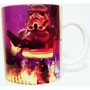 Taza clásica de cerámica con foto de gres Star Wars Stormtroopers 2002 NUEVA SIN USAR - Imagen 1 de 1