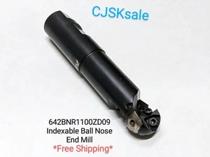 Indexable Ball Nose End Mill 642BNR1100ZD09 (USED). - Picture 1 of 12