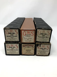 Lot Of 6 Waltz Style Piano Rolls Old Vintage and Antique - Picture 1 of 10