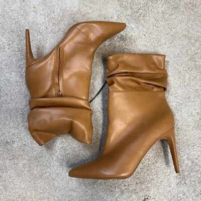 NUEVO CON ETIQUETAS Botines Express Imitación Cuero Punta Slouch Talla 9 Foto 1 de 4