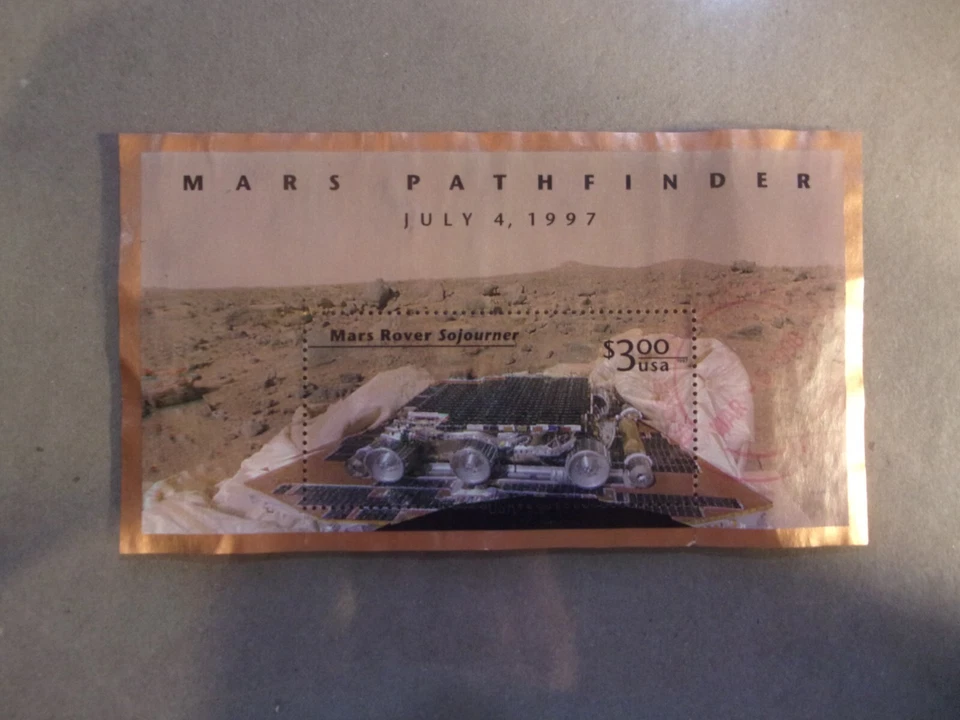 USA Used 1997 $3.00 Mars Rover Sojourner Scott #3178a - Image 1 of 1