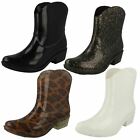 Ladies Spot On Cowgirl Ankle Wellington Boots