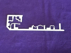 1957 Chevrolet Bel Air RADIATOR & HEATER HOSES from AMT 1:25 Model Kit 57 Chevy - Picture 1 of 9