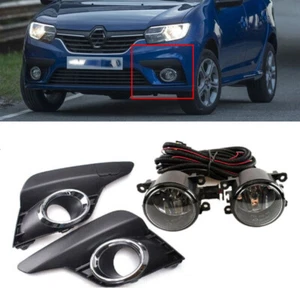 For Renault Sandero Logan Megane Symbol 2018-2020 Front Bumper Fog Lamp Assembly - Picture 1 of 6